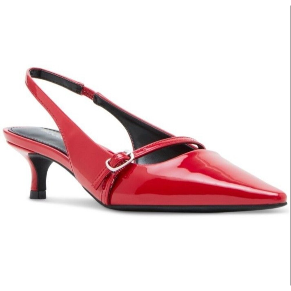 Steve Madden: Madden Girl Krystall Women's Slingback Red Patent Heel Womens 6.5M